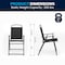 Flash Furniture Round Patio Table Set And Umbrella, 6 pcs., 31-1/4"; 21-1/4" X Clear GM-202012-BK-GG - alternate 7